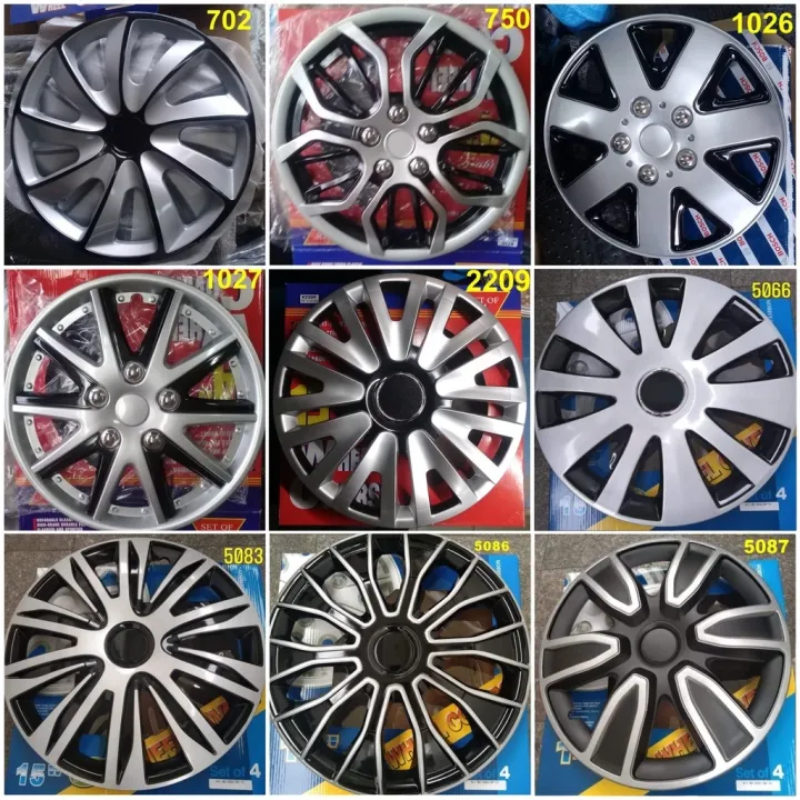 4Piece Set 14in TwoTone Hub Cap R14 Wheel Cover Hubcap Lazada PH