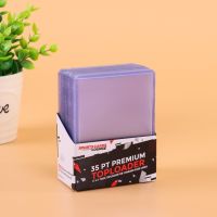 【HOT】✠✔₪ 35pt Top Loader 3X4 Game Cards Outer Sleeves Protector Board Trading Card Plastic Holder Toploader