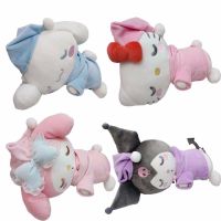 DJDK การ์ตูนนอนหลับอนิเมะตกแต่งคิตตี้ปอมปอม Purin My Melody Cinnamoroll ตุ๊กตายัดนุ่น Kuromi ของเล่นตุ๊กตาเมโลดี้ของฉันหุ่นของเล่นของเล่น