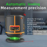 Fansline- Cross Line L-Aser ระดับพร้อมวงเล็บ30M/ 98FT Self Leveling 360องศาแนวนอน10มม. ใกล้กับ Ground Dimmable Green Beam ชาร์จ4 La-Ser Lines Marker 4โหมดการทำงาน