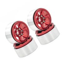 4PCS Metal Beadlock 1.9 Wheel Rim Wheel Hub for 1/10 RC Crawler Car Traxxas TRX4 RC4WD D90 Axial SCX10 Capra Redcat