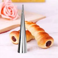 Stainless Steel Baking Cones Horn Pastry Roll Cake Mold Spiral Baked Croissants Tubes Cookie Dessert Kitchen Tool Bakeware