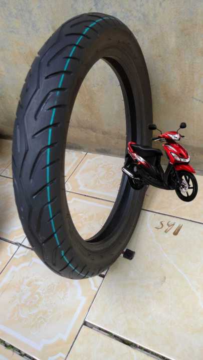 Ban Motor Tubeless Standar MIO SMILE Depan Merk IRC Ukuran 80/90 , Ring ...