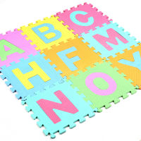 26pcsset EVA Childrens Foam Car Fruit Alphanumeric Puzzle Car Baby Play Mat Floor Development Crawling Car Puzzle Mat