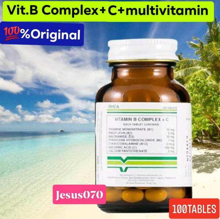 RHEA - Vitamin B Complex + Vit C + Calcium - FDA DR 5081 | Lazada PH