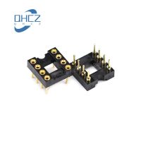 20pcs 8 Pin gold-plated round hole IC seat chip op-amp seat 8P 8-core DIP-8 ซ็อกเก็ตรอบพิน IC ซ็อกเก็ตอะแดปเตอร์ในสต็อก