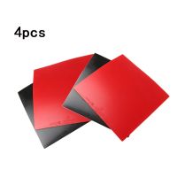 4pcs Red/Black Table Tennis Rubber Hard Sponge Ping Pong Rubber Fast Attack Pingpong Reverse Adhesive Rubber Sport Accessories