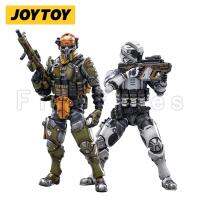 JOYTOY ตุ๊กตาขยับแขนขาได้กองกำลังโครงกระดูกนักล่าปีกเงา &amp; Enforcer อนิเมะคอลเลกชัน Gratis Ongkir ของเล่นโมเดล1/18