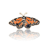 Elegant Charm Butterfly Brooch For Women Large Butterfly Jewelry Badge Colorful Insect Pins Vintage Fashion Gifts