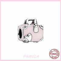 2021PAMELA 925 Sterling Silver Hot Air Balloon Flying House Beads Christmas Gift Charms DIY For Original Pandora Bracelet Jewelry