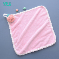 ?【Lowest price】YKS Coral Velvet อุปกรณ์ห้องน้ำนุ่มมือผ้าขนหนูดูดซับผ้า dishcloth แขวนผ้าห้องครัวอุปกรณ์เสริม30*30ซม