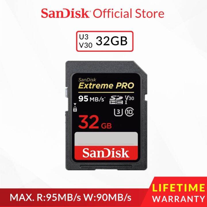 【2021 explosion！！】SanDisk Extreme Pro SD Memory Card For DSLR Camera