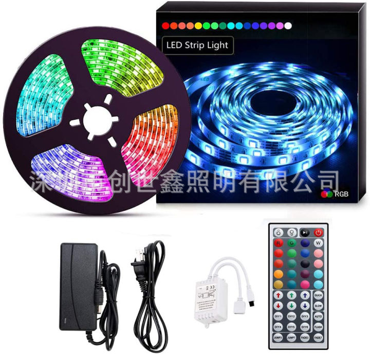 led-strip-5050-rgb-led-light-strip-waterproof-flexibility-12v-5m-10m-controller-adapter-diode-tape-ribbon-decorative-lights