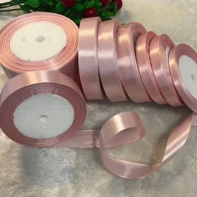 6mm-50mm Coral Pink Silk Satin Ribbon Party Wedding Decoration Gift Wrapping Christmas Birthday DIY Material Supplies 25yards Gift Wrapping  Bags