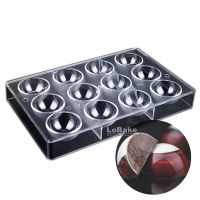 202112 cavities 5cm diameter 3D half ball shape PC polycarbonate chocolate mold candy mould fondant mousse cake molding DIY baking