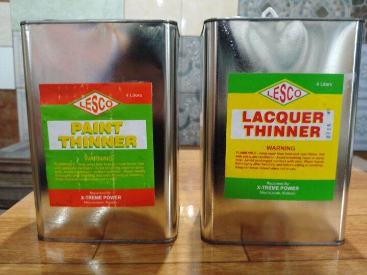 LESCO LACQUER THINNER & PAINT THINNER GALLON 4 LITERS Lazada PH