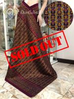 **sold out**ผ้าไหมมัดหมี่แท้ ลายปลาตะเพียนโบราณ ทอ 3 ตะกอ งานทอครูช่าง ผ้าไหมมัดหมี่สุรินทร์แท้ 100% ผ้าไหมมัดหมี่ ผ้าไหมไทยแท้