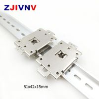 Newprodectscoming single phase solid state relay SSR 35mm DIN rail fixed mounting rail clip clamp 1pc