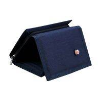 [chn1]ซิป Dompet Pelajar ผ้าใบอเนกประสงค์สั้นดีไซน์3พับกระเป๋าเงินผู้ชาย3สี X104 11.5*8ซม.