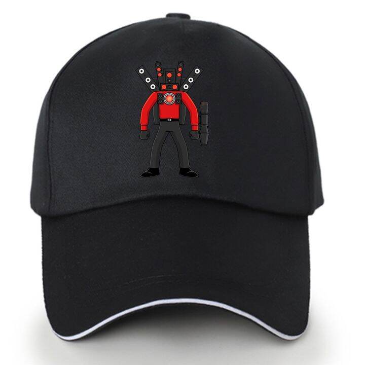 TITAN TV MAN step by step Skibidi Toilet Baseball Caps Men Comfortable