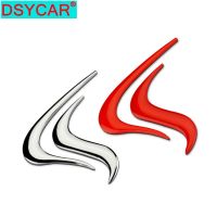 DSYCAR 1Pcs New 3D Metal Flame Head Car Side Fender Rear Trunk Emblem Badge Sticker Decal for JEEP BMW Nissan Audi VW Honda Car