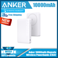 แบตเตอรี่แม่เหล็ก Anker 334 (MagGo) เครื่องชาร์จแบตเตอรี่ไร้สายแม่เหล็ก10000MAh พร้อมสาย USB-C สามารถใส่ได้กับ iPhone 14/14 Pro/ 14 Pro Max 13/13 Pro/ 13 Pro Max 12/12 Pro/ 12 Pro Max