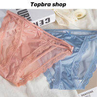 Topbra_shop กางเกในสาวญี่ปุ่น เซ็กซี่ กางเกงในผู้หญิง เอวต่ำ ลูกไม้ ระบายอากาศ  ผ้าฝ้าย CDi19