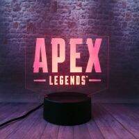 【】 littlebaby.lk ของเล่นฟิกเกอร์เกมต่อสู้ Apex Legends โคมไฟ Led ภาพลวงตา7เปลี่ยนสีได้