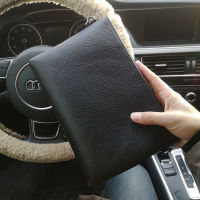 2021 Mens Clutch Bag Fashion Leather Texture Casual Large-capacity Folder Envelope Handbag Purse Cosmetic Pouch for Man Wallet