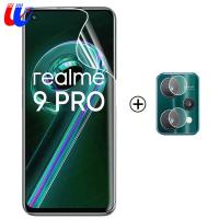 4in1 3in1 2in1 Hydrogel ฟิล์มสำหรับ Oppo Realme 9 Pro + Realme 9i หน้าจอ Protector ฟิล์มสำหรับ Realme 9 Pro Plus RMX3392ป้องกันเลนส์ฟิล์มฟิล์มป้องกันฟิล์มแก้ว