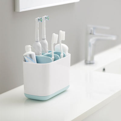 [ จัดส่งด่วน ] ชั้นวางแปรงสีฟันไฟฟ้าแปรงสีฟันในห้องน้ำชั้นวางยาสีฟันชุดกล่องเก็บของที่ใส่แปรงสีฟันแบบไม่เจาะรู