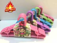 Children Hanger 5pack 50 pieces colourful and long-winded