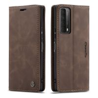 เคสโทรศัพท์แม่เหล็กสำหรับ Huawei Y7A / P สมาร์ท2021กระเป๋าสตางค์หนังเคสเคสแบบพับปิดได้ป้องกันช่องเสียบบัตร