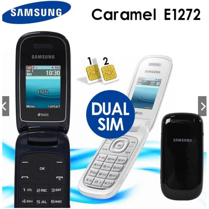 E1272 Samsung Flip Phone Original Feature Phone Samsung GSM Quad Band