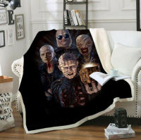 ho.rror movie character 3D Print Fleece Blanket bed bedspread Sherpa blanket