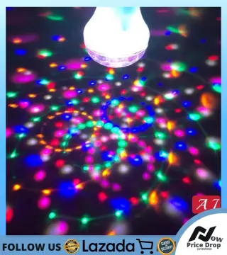 Disco Light Bulb Rotating LED Party Bulb RGB Light Decor for  Birthday,Holiday,Club,Bar,Disco,Halloween,Christmas