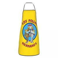 Custom Bib Breaking Bad LOS POLLOS Hermanos Apron for Men Women Unisex Adult Chef Kitchen Cooking Tablier Cuisine Baking