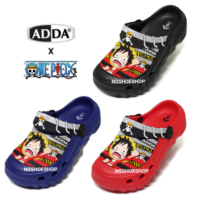 Adda One Piece วันพีซ รองเท้าหัวโตเด็ก 57R01 หุ้มหัว เด็ก เบอร์ 11-3