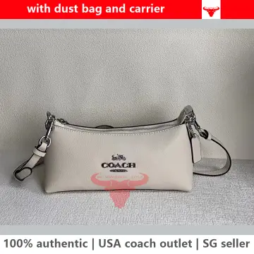 Coach Outlet Charlotte Shoulder Bag in Signature Canvas - Beige