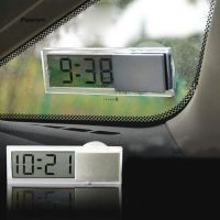 PTSMVehicle Mounted Sucker LCD Digital Display Car Office Home Dashboard Clock