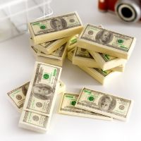 【CW】 100  Dollars Napkin US Bill Money Paper Tricky 9pc Disposable Napkins Wedding Birthday Decoration