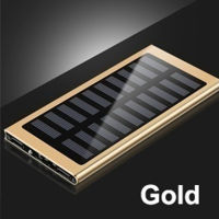 Solar mah 2 USB LED Portable Mobile phone Solar Charger for Xiaomi mi iphone 7 8 X