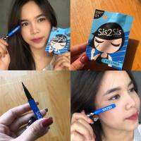 Sis2sis Super Sharp Eye Liner 0.5ml #01 สนุกกับการแต่งหน้าในมุมมองใหม่ๆ! ด้วยอายไลเนอร์เนื้อแมทสีดำสนิทรูปแบบซอง