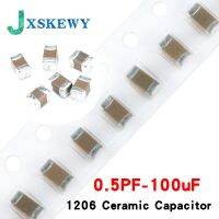 100pcs 1206 50V SMD Thick Chip Multilayer Ceramic Capacitor 10pF- 100uF 10NF 100NF 1UF 2.2UF 4.7UF 10UF 22UF 47UF 100UF 22PF