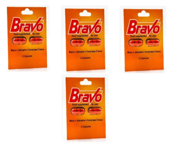 Bravo Food Supplement For men 2 Capsules bundle of 4 Lazada PH
