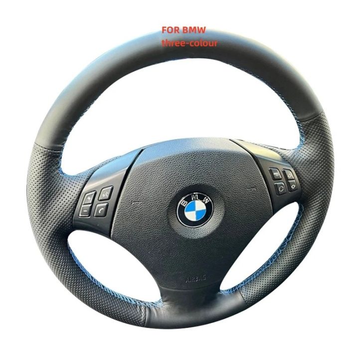 yf-car-steering-wheel-braid-cover-black-artificial-leather-for-bmw-e90-320-318i-320i-325i-330i-320d-x1-328xi-2007