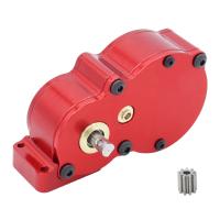 LCG Lower Center of Gravity Metal Gearbox Transmission Gear Box for 1/10 RC Crawler Axial SCX10 Capra Upgrade Parts