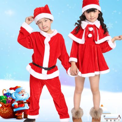 [Cos imitation] เด็กทารก/สาวคริสต์มาสซานตาคลอสพ่อคริสต์มาสสูทเครื่องแต่งกายสูทเด็กปีใหม่เด็ก39; S เสื้อผ้าชุดชุดเด็กวัยหัดเดินสาว