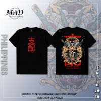 MADFACE เสื้อผ้า Domination-Demon Tee ของขวัญสำหรับ Unisex คุณภาพสูง เสื้อยืด Streetwear