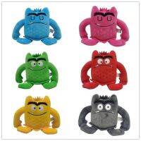 6 ชิ้น/เซ็ต 6 สี Kawaii สี Monster Plush ตุ๊กตาเด็ก Monster สี Emotion Plushie ตุ๊กตาของเล่นสำหรับเด็กของขวัญวันเกิด-Wefdger